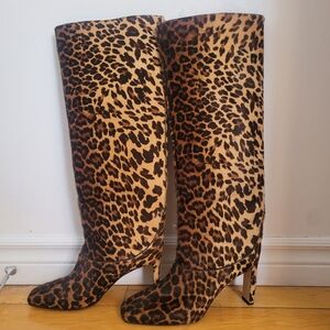 Jimmy Choo Leopard Print Women's Boots
